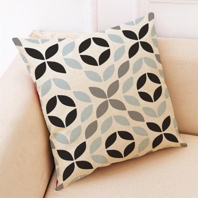 Elegant Pattern Printed Throw Pillow Covers