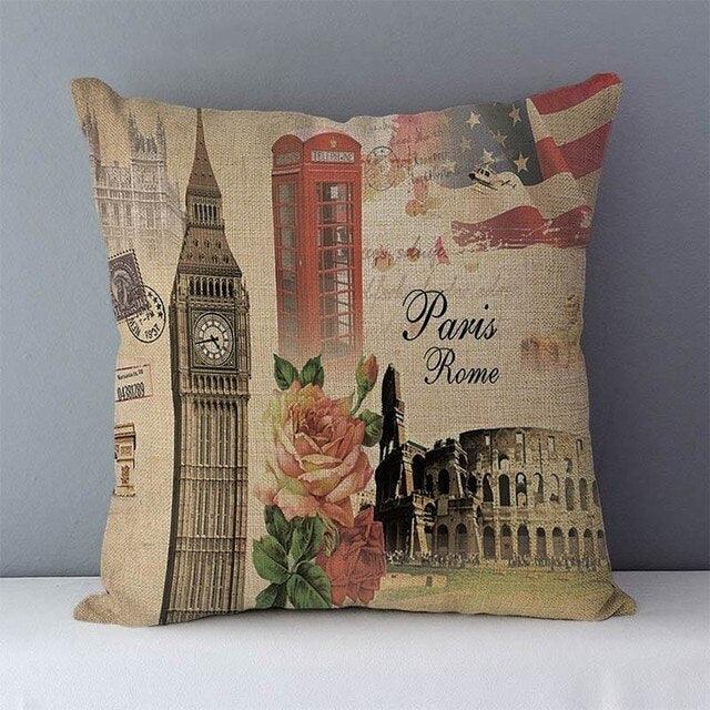 Elegant Retro Couch Cushion Decorative Pillows