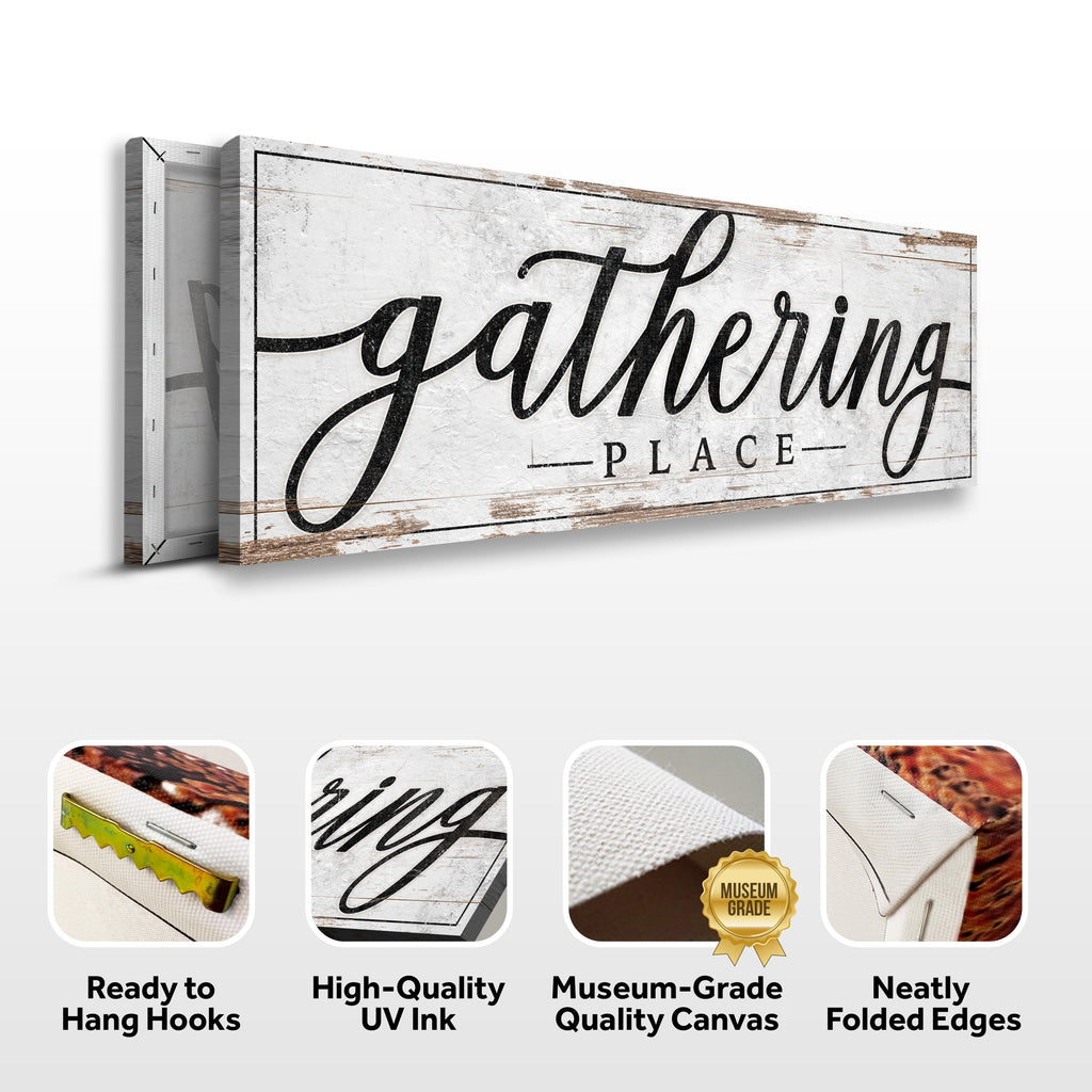 Gathering Place Kitchen Sign Decor