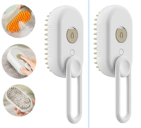 3 In 1 Electric Spray Cat Hair Brushes For Massage, Grooming, Hair Removal