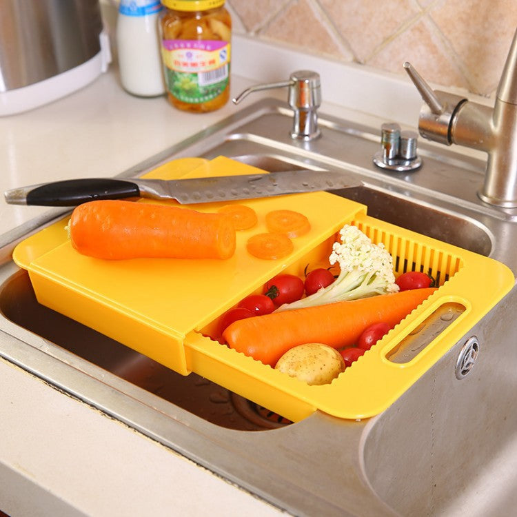 Multifunction Kitchen Sink Drain Basket Cutting Board