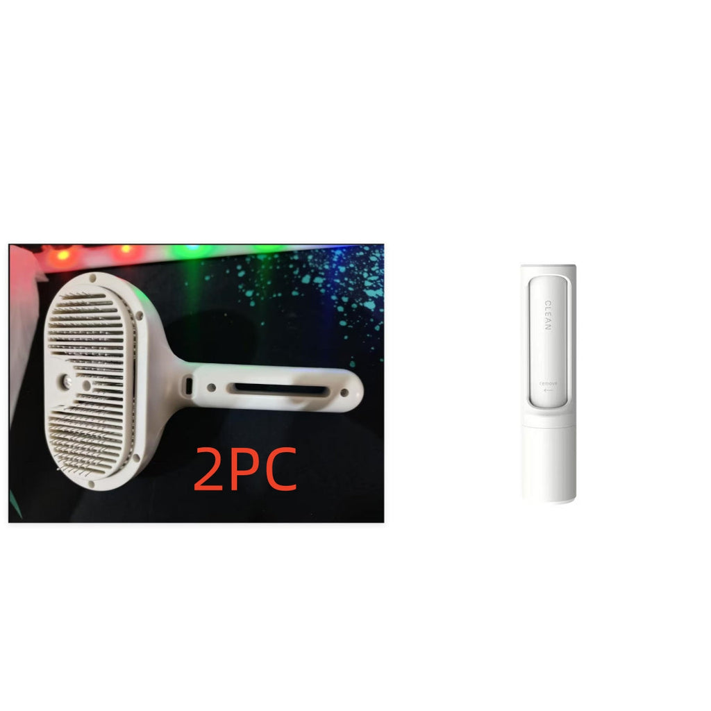 Pet Self Cleaning Hair Remover Brush For Dogs with Built-in Mist Humidifier