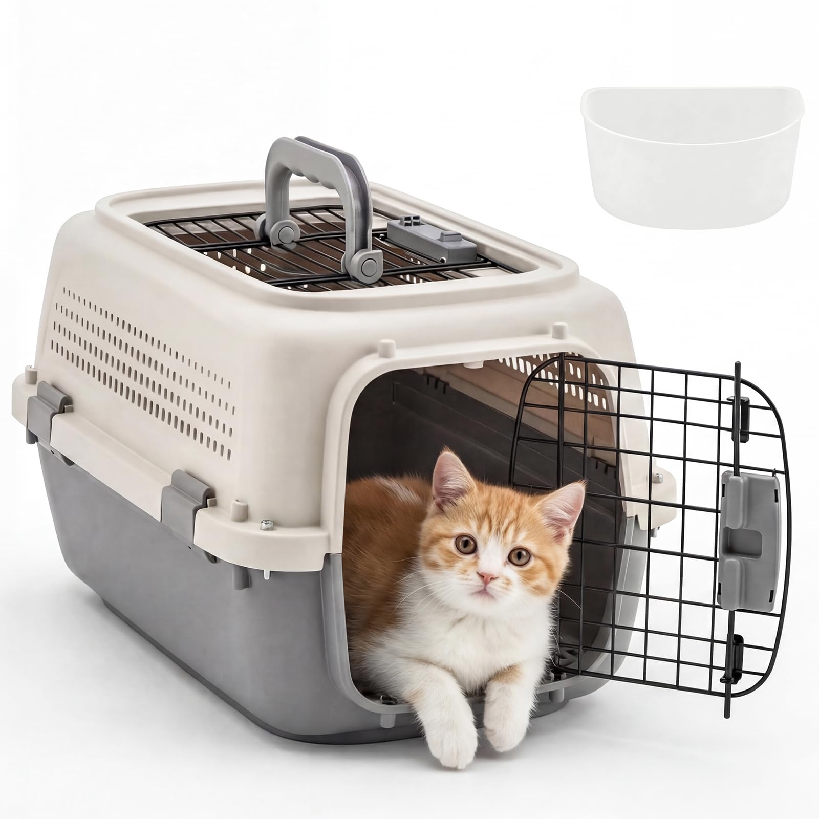 Pet Carrier For Small Dogs & Cats, Airline Approved Travel Crate