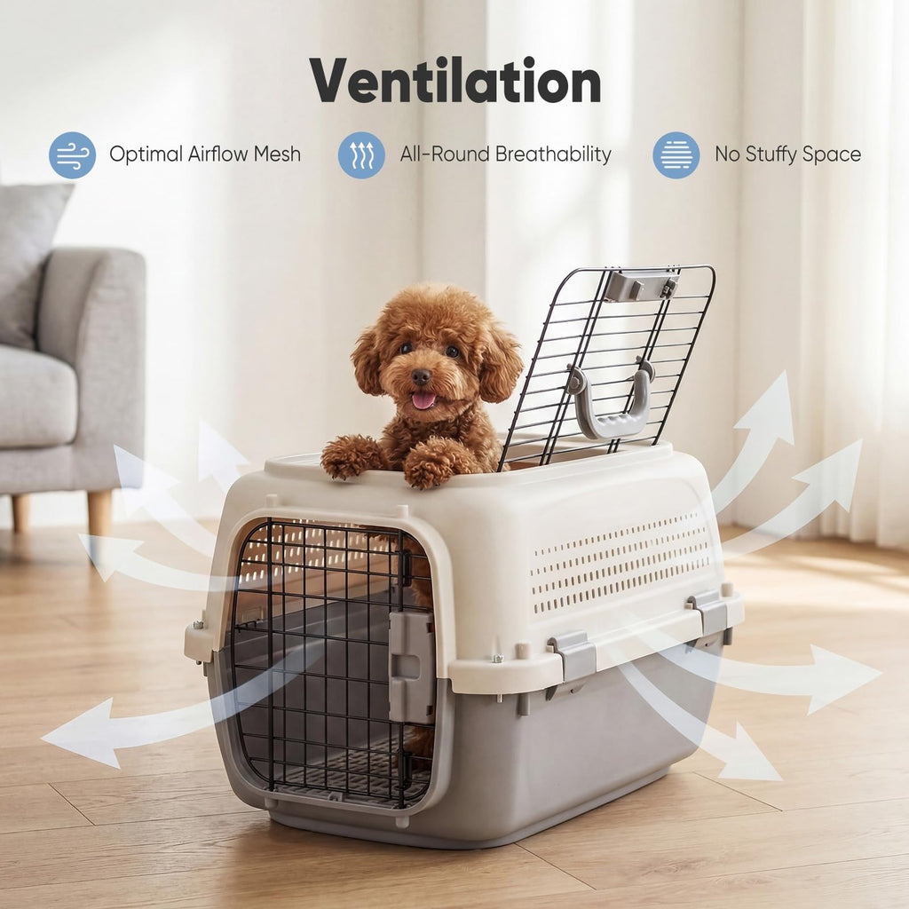 Pet Carrier For Small Dogs & Cats, Airline Approved Travel Crate