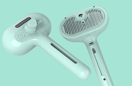 Pet Self Cleaning Hair Remover Brush For Dogs with Built-in Mist Humidifier