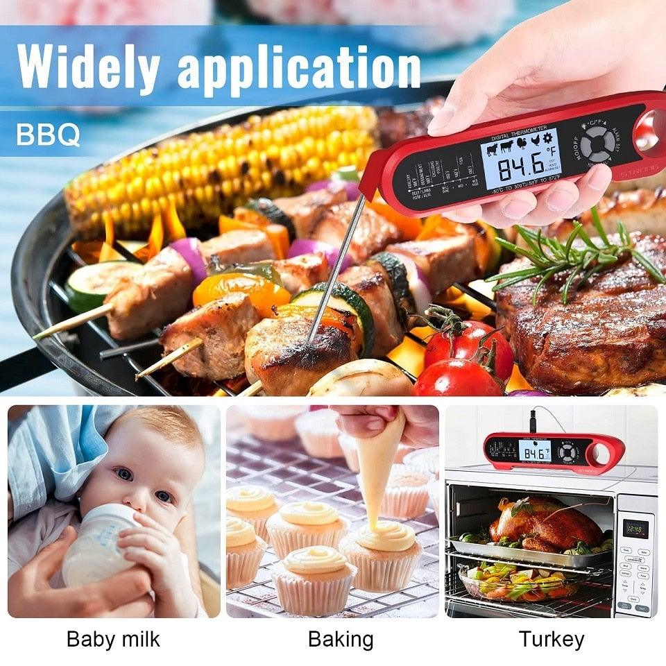 Digital Meat BBQ Thermometer Dual Probe Design Waterproof