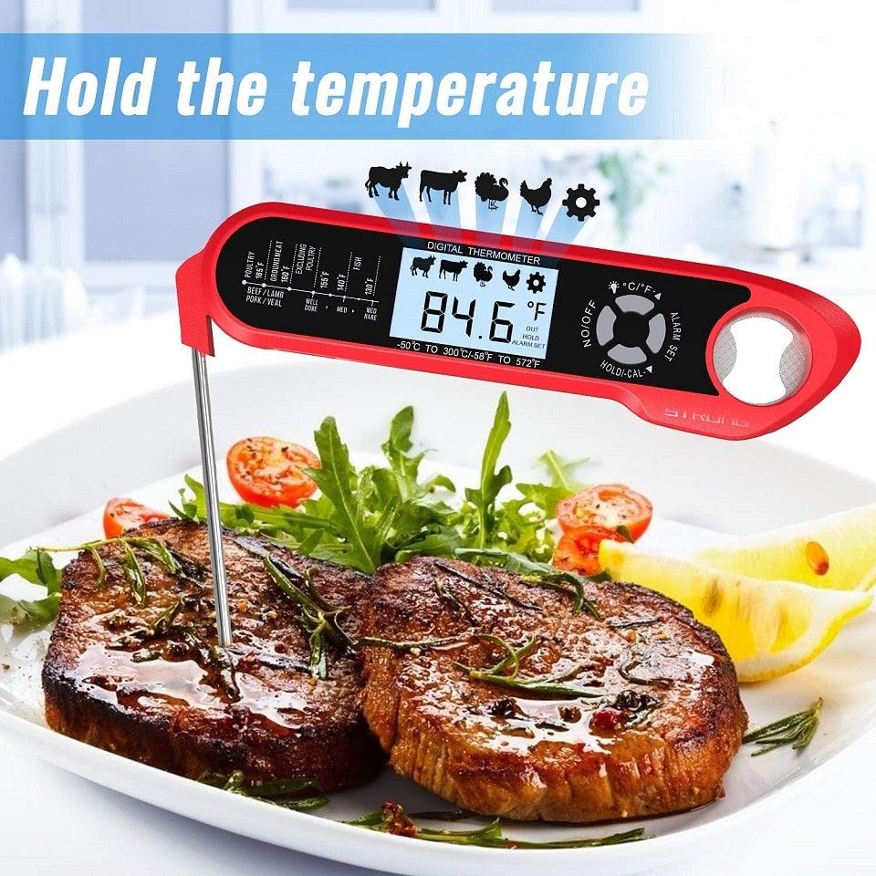 Digital Meat BBQ Thermometer Dual Probe Design Waterproof