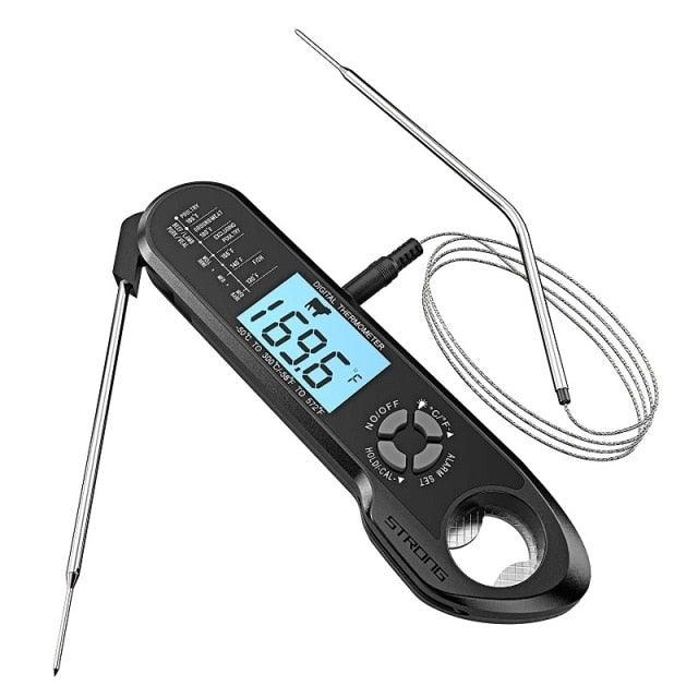 Digital Meat BBQ Thermometer Dual Probe Design Waterproof