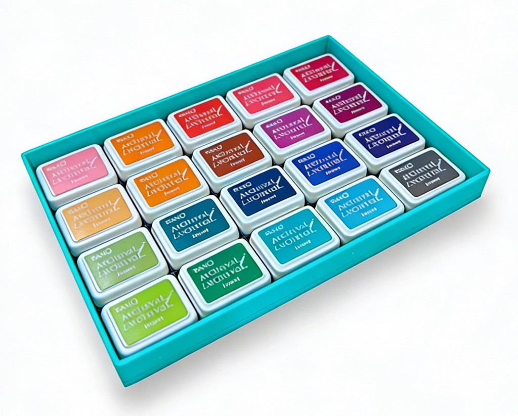 Mini Archival Ink Pad Stackable Storage Tray, Compact Organizer for Craft and Scrapbooking