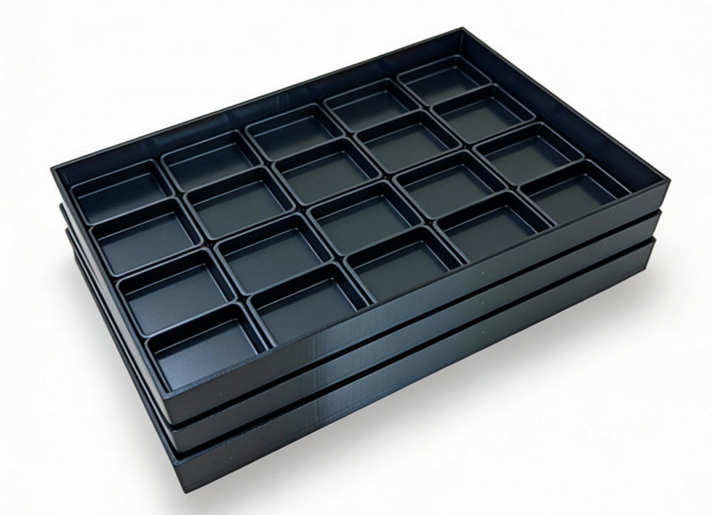Mini Archival Ink Pad Stackable Storage Tray, Compact Organizer for Craft and Scrapbooking