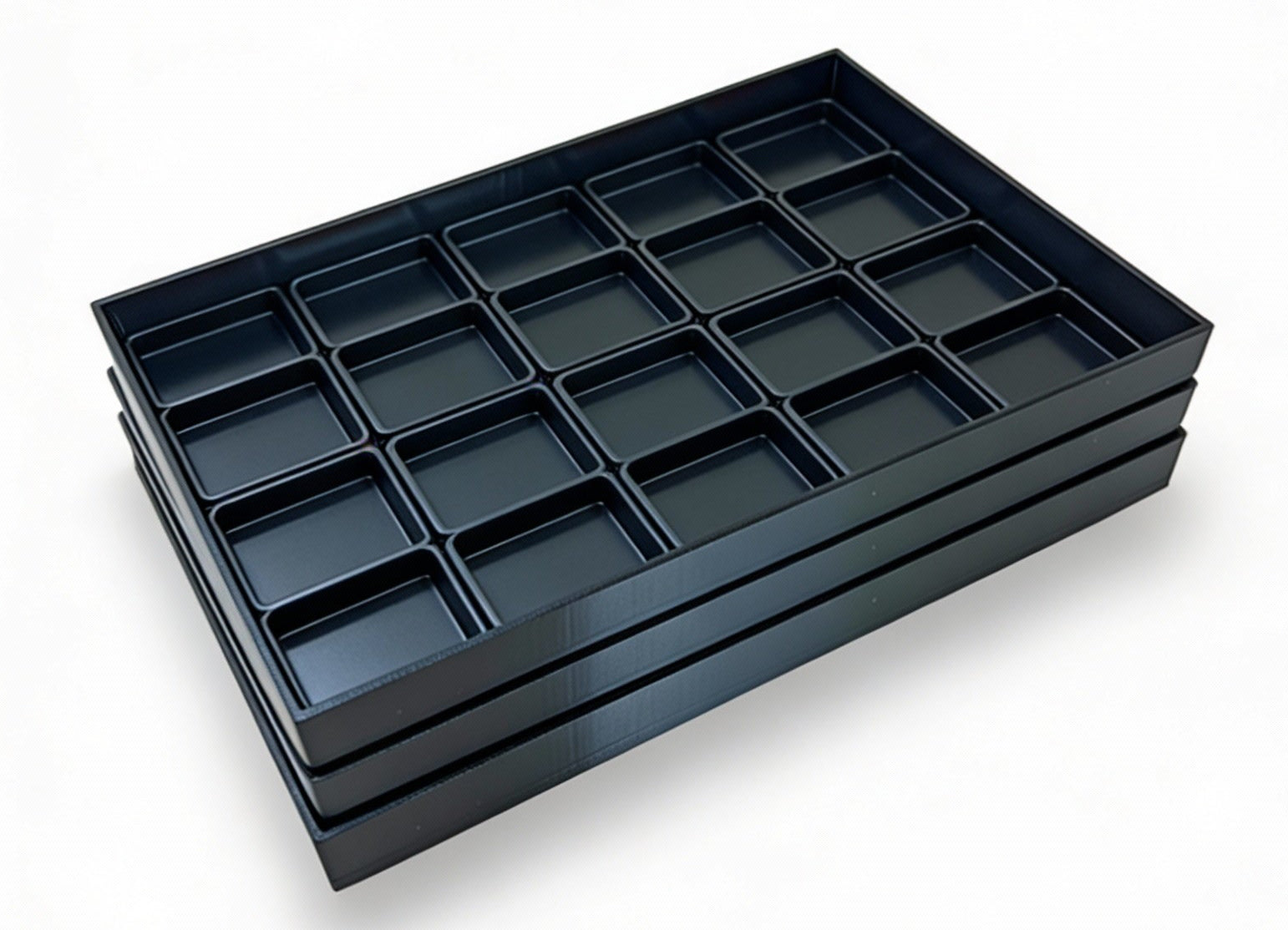 Mini Archival Ink Pad Stackable Storage Tray, Compact Organizer for Craft and Scrapbooking