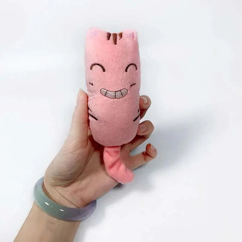 Funny Colorful Teeth Grinding Catnip Toys Cute Kitten Chewing Toy