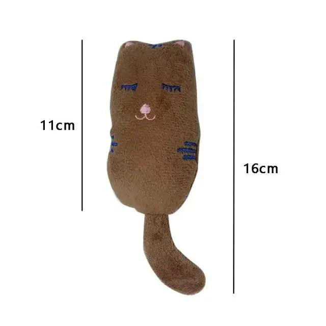 Funny Colorful Teeth Grinding Catnip Toys Cute Kitten Chewing Toy