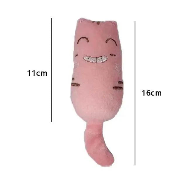 Funny Colorful Teeth Grinding Catnip Toys Cute Kitten Chewing Toy