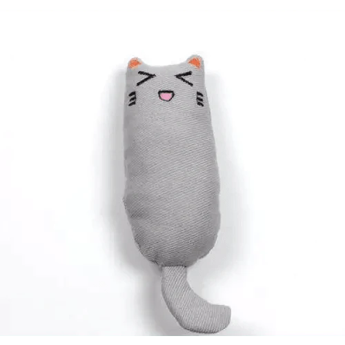 Funny Colorful Teeth Grinding Catnip Toys Cute Kitten Chewing Toy
