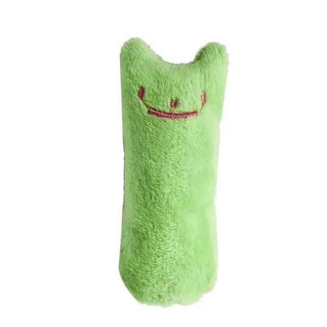 Funny Colorful Teeth Grinding Catnip Toys Cute Kitten Chewing Toy