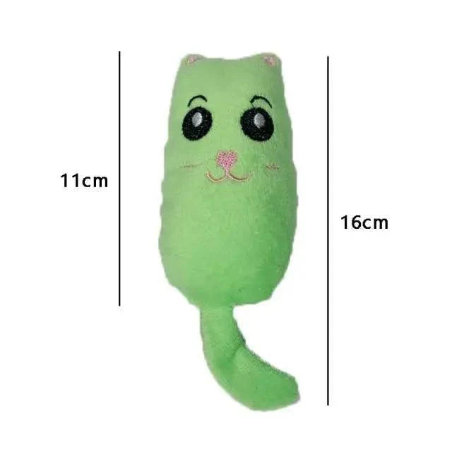 Funny Colorful Teeth Grinding Catnip Toys Cute Kitten Chewing Toy
