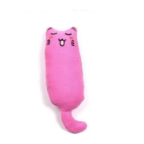 Funny Colorful Teeth Grinding Catnip Toys Cute Kitten Chewing Toy