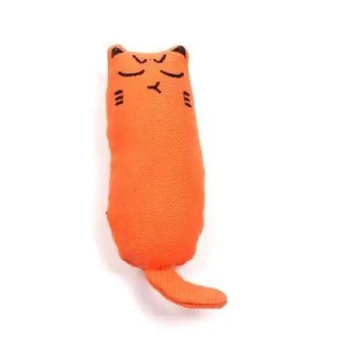 Funny Colorful Teeth Grinding Catnip Toys Cute Kitten Chewing Toy