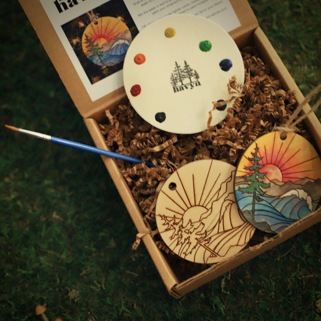 "Give Me Both" Wood Ornament DIY Paint Kit