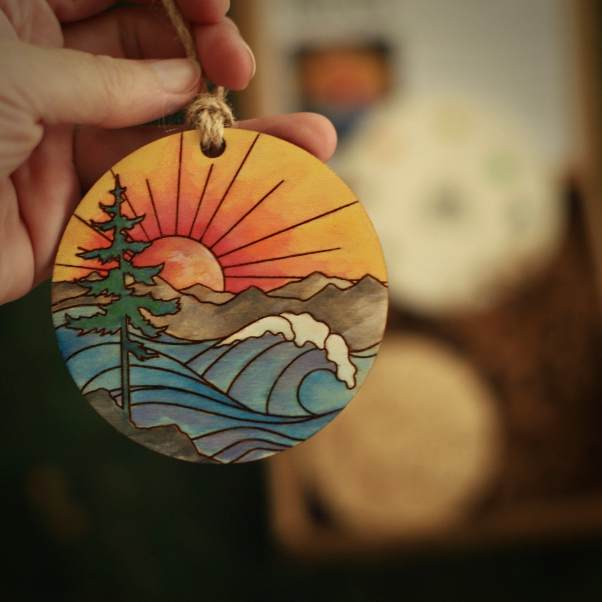 "Give Me Both" Wood Ornament DIY Paint Kit