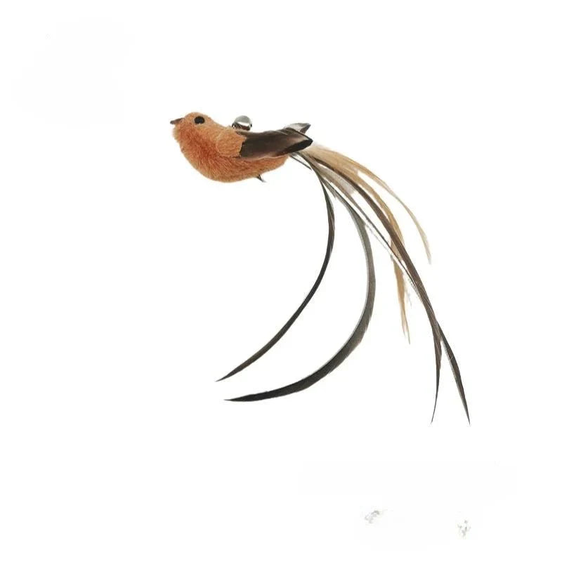 Hands-Free Feather Cat Wand w/Bell | Suction Cup Interactive Toy for Hunting and Exercise