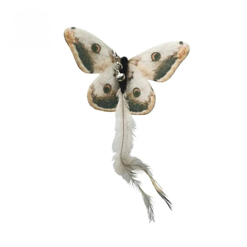 Hands-Free Feather Cat Wand w/Bell | Suction Cup Interactive Toy for Hunting and Exercise
