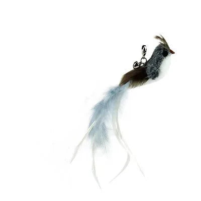 Hands-Free Feather Cat Wand w/Bell | Suction Cup Interactive Toy for Hunting and Exercise