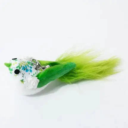 Hands-Free Feather Cat Wand w/Bell | Suction Cup Interactive Toy for Hunting and Exercise