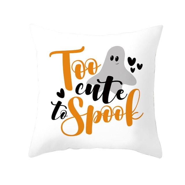Holiday Pillowcase Pumpkin Cushion Cover