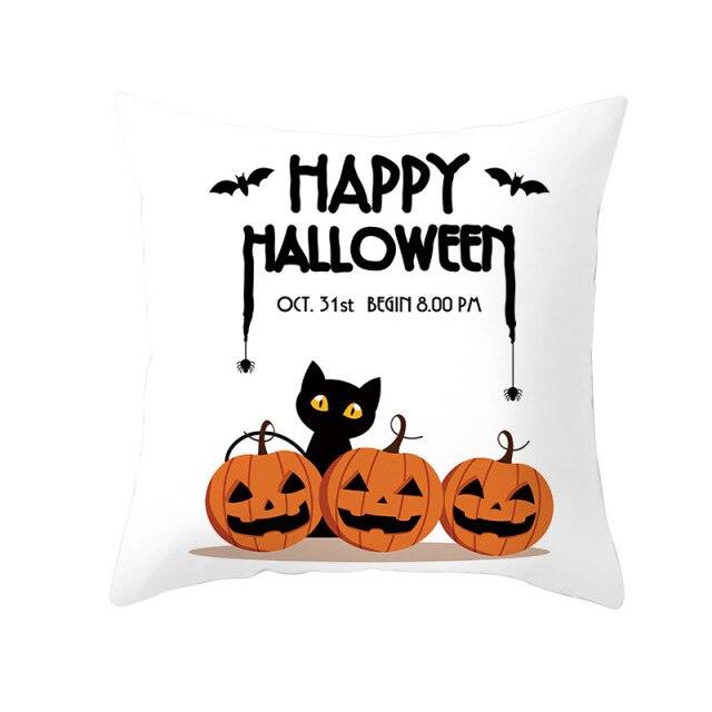 Holiday Pillowcase Pumpkin Cushion Cover