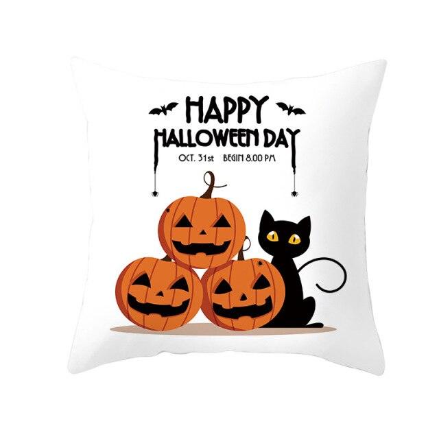 Holiday Pillowcase Pumpkin Cushion Cover
