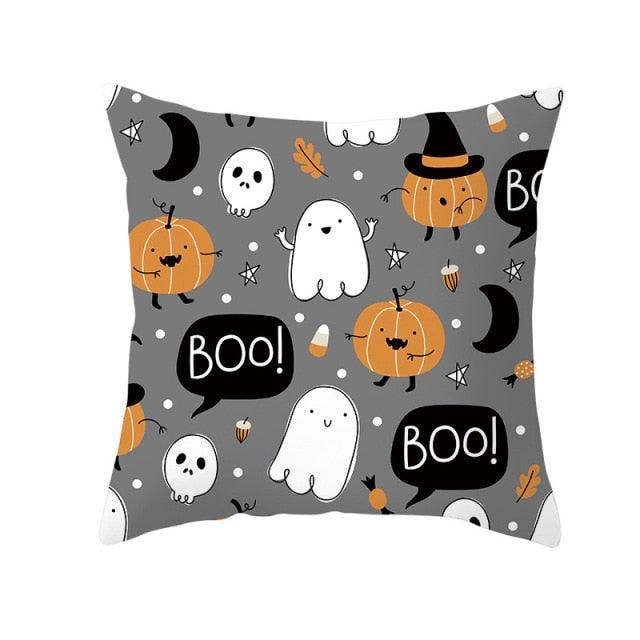 Holiday Pillowcase Pumpkin Cushion Cover