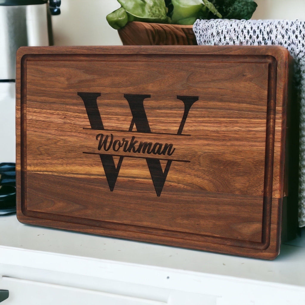Personalized Cutting Board, Custom Engraved Charcuterie Board