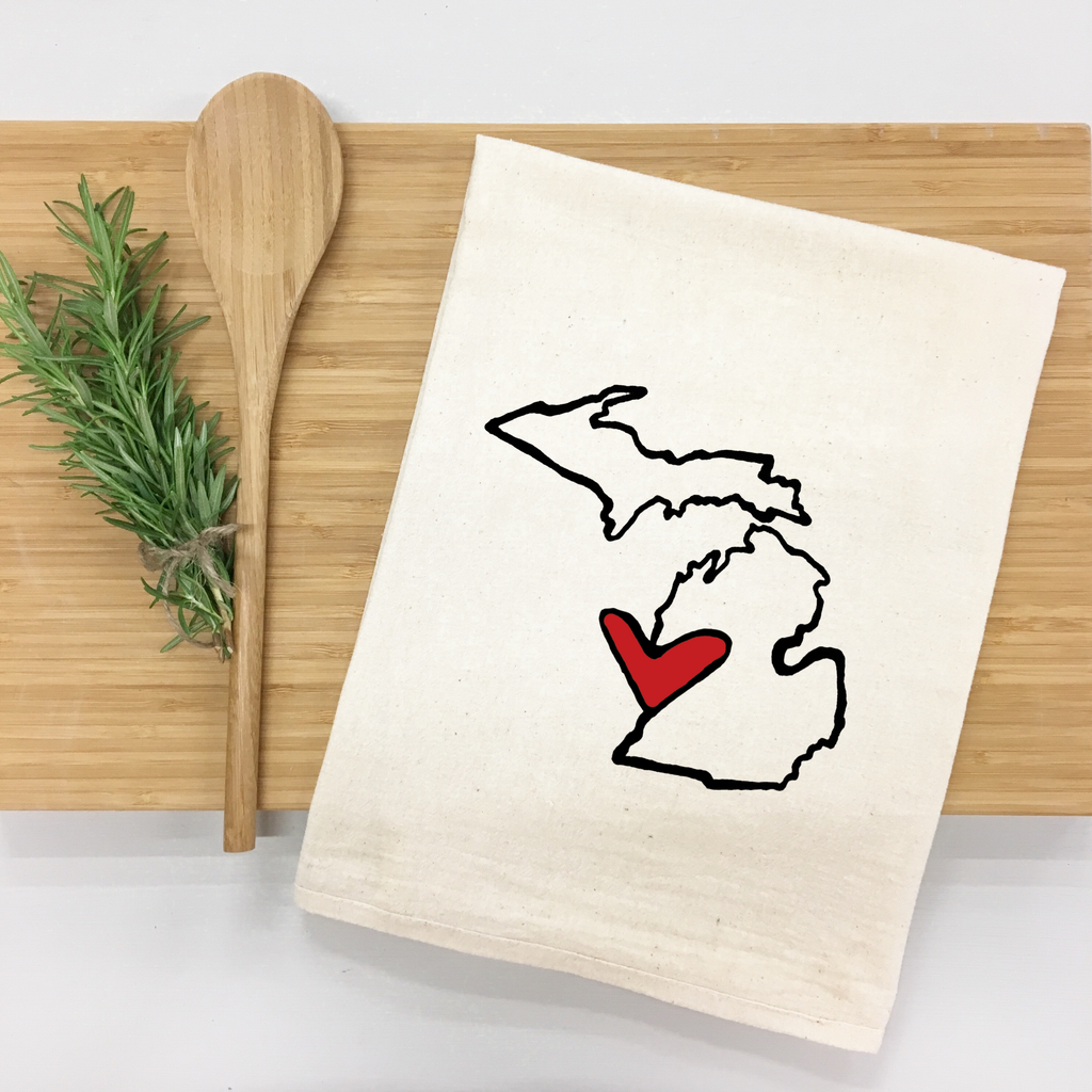 *State Love tea towel