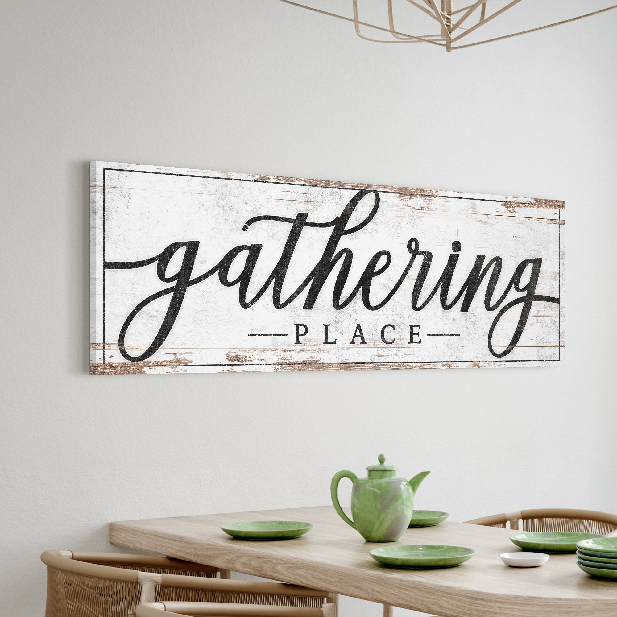 Gathering Place Kitchen Sign Decor