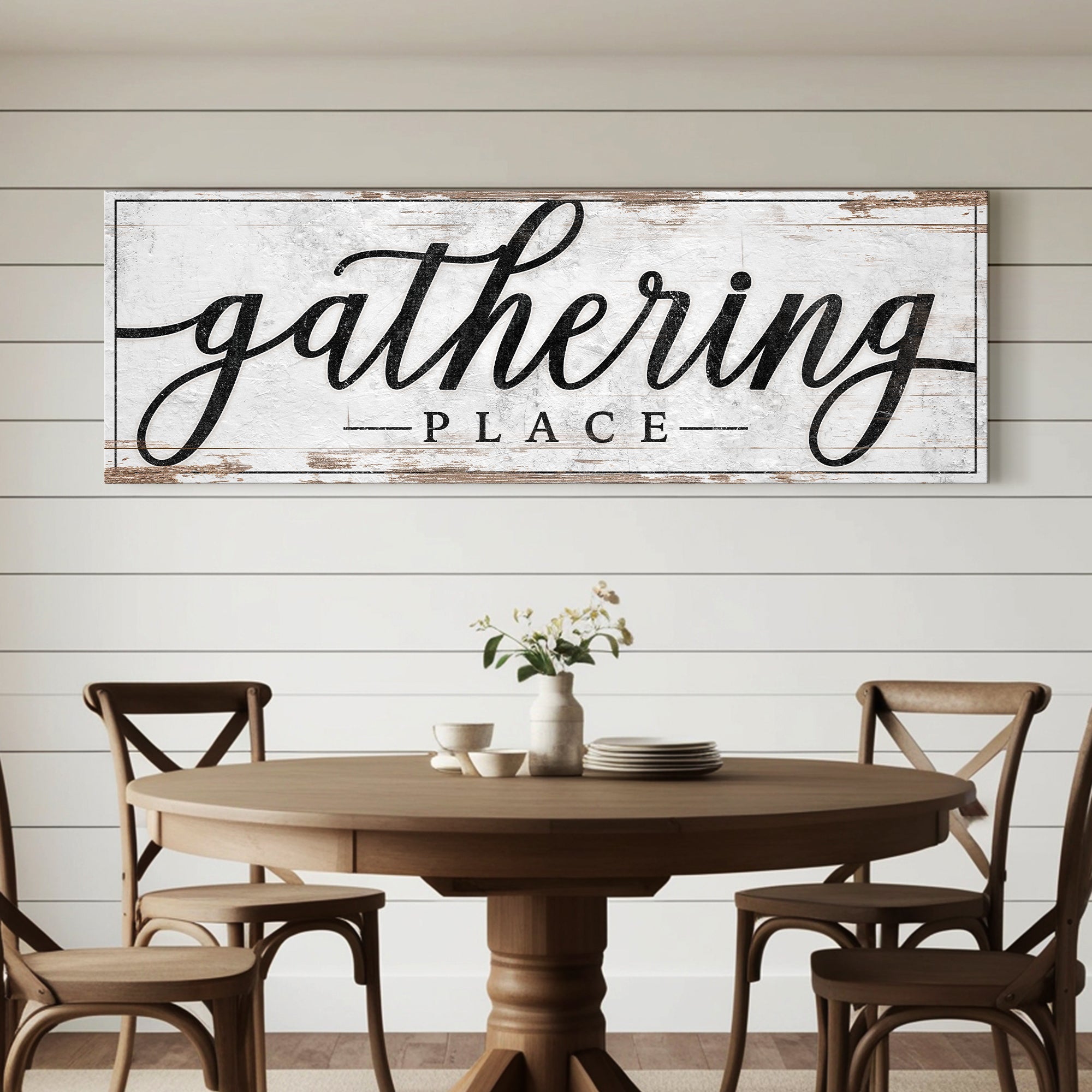 Gathering Place Kitchen Sign Decor