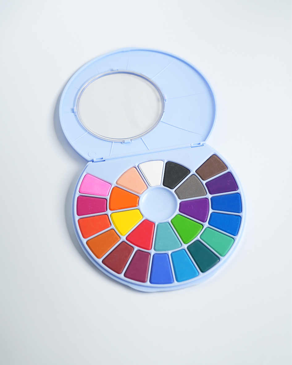 Watercolor Palette Party Favors (24 colors+brush)