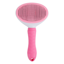 Self-Cleaning Pet Slicker Brush for Dogs, Cats & Rabbits