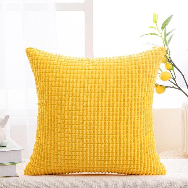 Solid Colorful Throw Pillow Cases