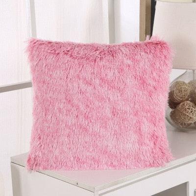 Soft Fur Plush Shaggy Fluffy Pillow Cover