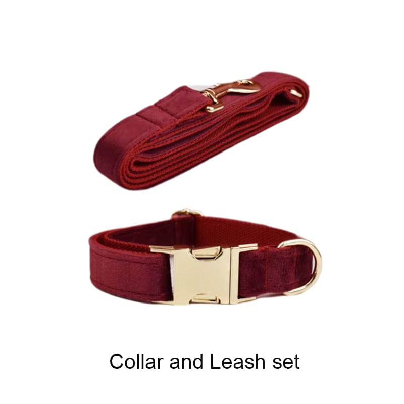 Red Wine Velvet Set