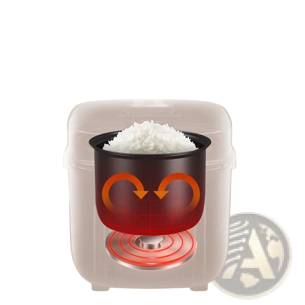 Rice Cooker 1.2l Electric Steamer with Nonstick Liner