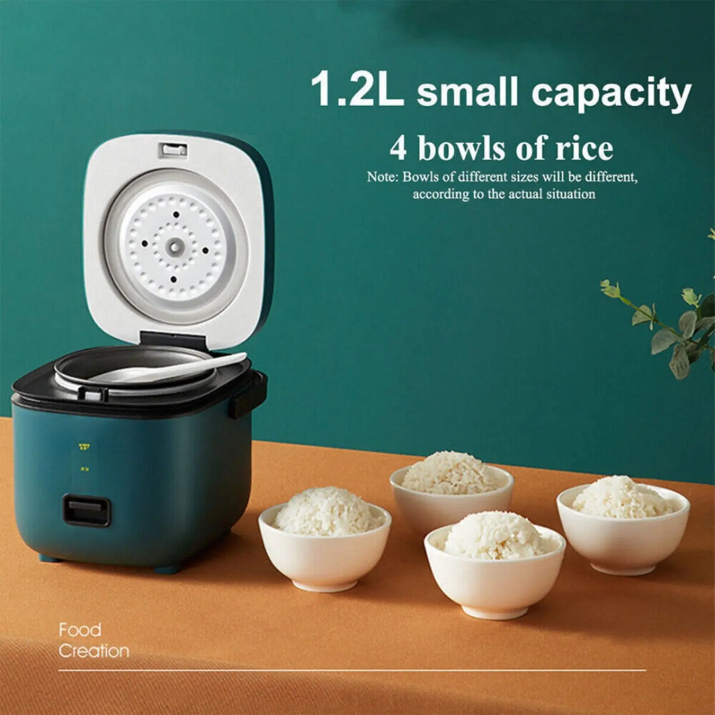 Rice Cooker 1.2l Electric Steamer with Nonstick Liner