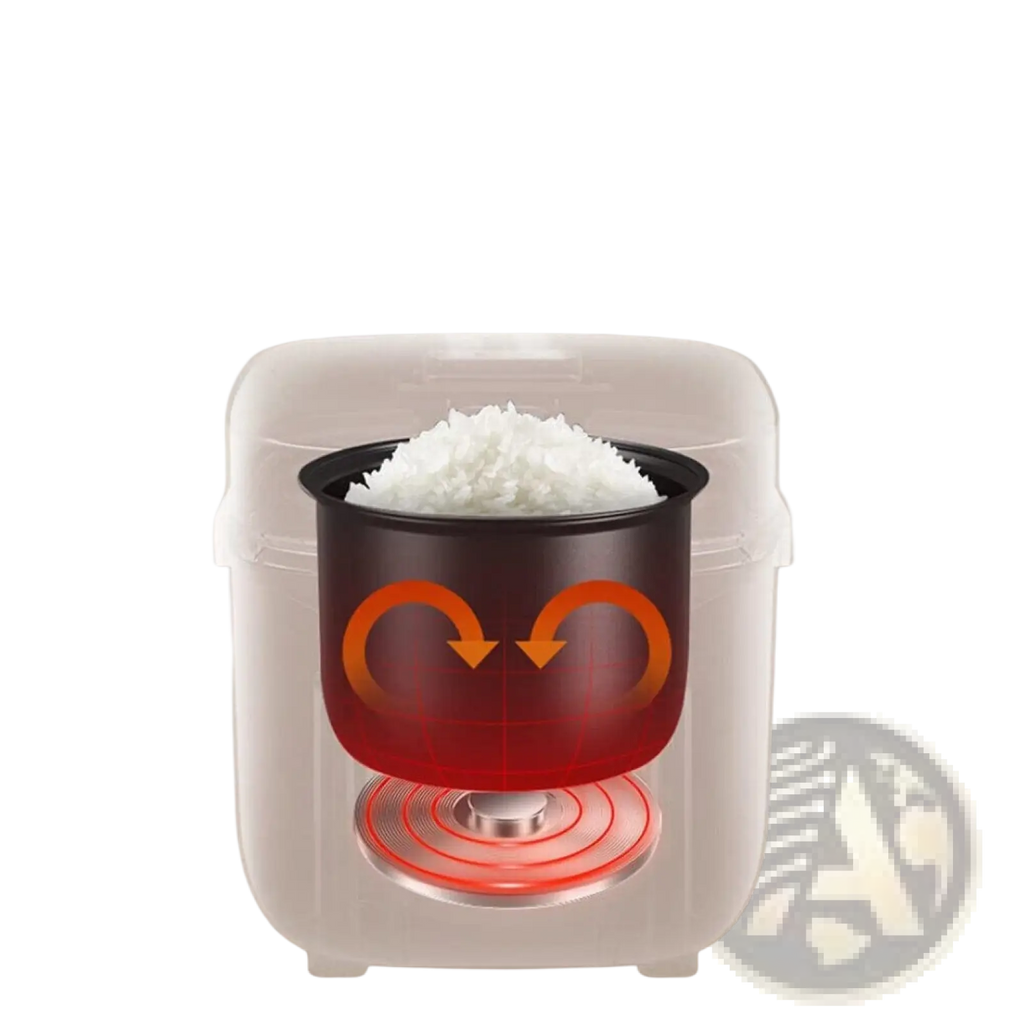 Rice Cooker 1.2l Electric Steamer with Nonstick Liner
