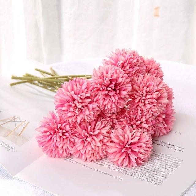 Silk Flower Arrangements Bunch Flower Bouquet Home Wedding Decoration