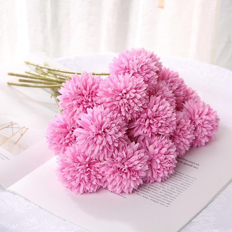 Silk Flower Arrangements Bunch Flower Bouquet Home Wedding Decoration