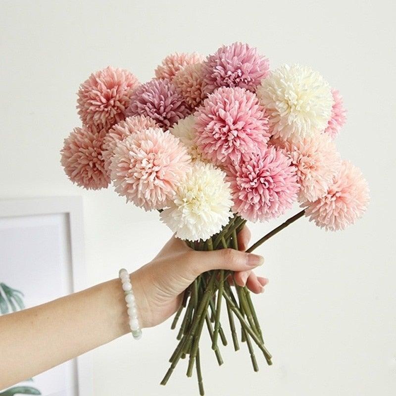 Silk Flower Arrangements Bunch Flower Bouquet Home Wedding Decoration
