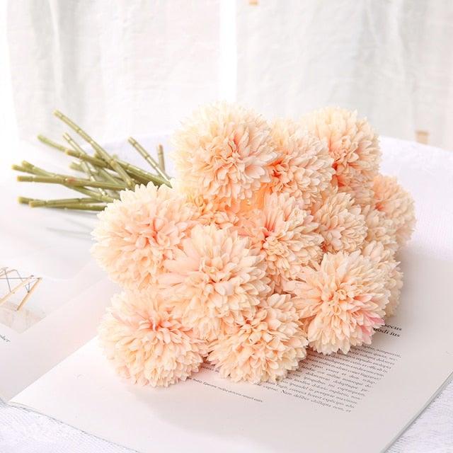 Silk Flower Arrangements Bunch Flower Bouquet Home Wedding Decoration