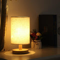 Simple Modern Table Lamp Bedroom Study Bedside Lamp 5V-220v Dimming Solid Wood